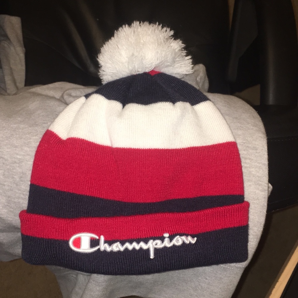Champion color blocked beanie